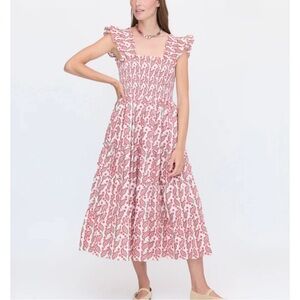 Hill House Home-Ellie nap dress in birch vine stripe